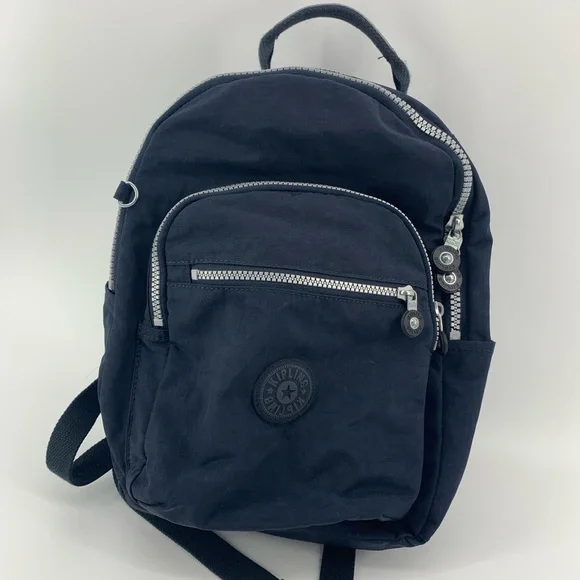 Kipling Blue Backpack for Men Kipling Small Turkish Tile Metallic Blue Backpack | eBay main image 2